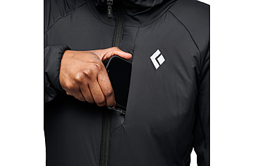 Image of Black Diamond First Light Hybrid Hoody - Womens, Black, Extra Small, AP7522660002XSM1
