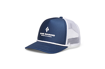 Image of Black Diamond Flat Bill Trucker Hat, Indigo/White Eqpmnt for Alpnst, One Size, AP7230499594ALL1