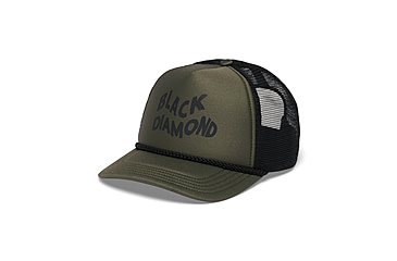 Image of Black Diamond Flat Bill Trucker Hat, Tundra/Black Wavy, AP7230499687ALL1