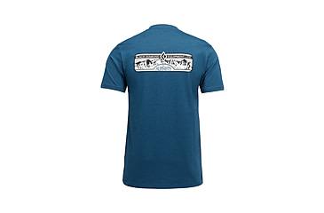 Image of Black Diamond Heritage Alpinist Short Sleeve Tee - Mens, Indigo, Small, AP7524674013SML1