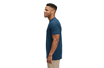 Image of Black Diamond Heritage Alpinist Short Sleeve Tee - Mens, Indigo, Small, AP7524674013SML1