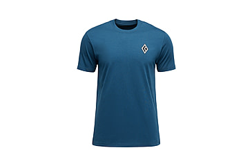 Image of Black Diamond Heritage Alpinist Short Sleeve Tee - Mens, Indigo, Small, AP7524674013SML1