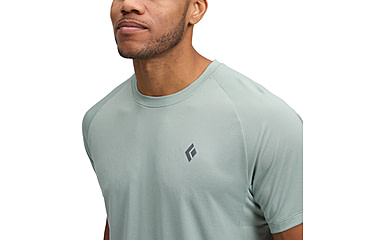Image of Black Diamond Lightwire Short Sleeve Tech Tee - Mens, Agave, Medium, AP7524273061MED1