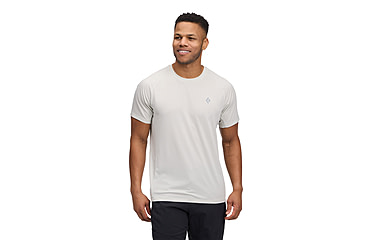 Image of Black Diamond Lightwire Short Sleeve Tech Tee - Mens, Alloy, Extra Large, AP7524271000XLG1