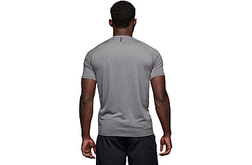 Image of Black Diamond Lightwire Short Sleeve Tech Tee - Mens, Steel Grey, Medium, AP7524270034MED1