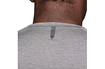 Image of Black Diamond Lightwire Short Sleeve Tech Tee - Mens, Steel Grey, Medium, AP7524270034MED1
