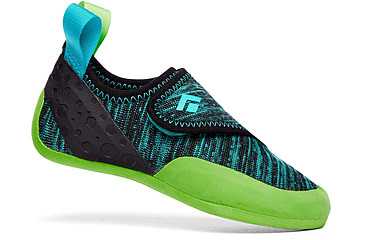 Image of Black Diamond Momentum Climbing Shoes - Kids, Envy Green, 3, BD57015130110031
