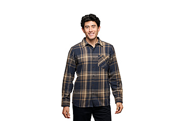 Image of Black Diamond Project Flannel - Men's, Charcoal/Walnut Plaid, Extra Large, AP7440639627XLG1