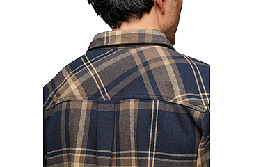 Image of Black Diamond Project Flannel - Mens, Charcoal/Walnut Plaid, Extra Large, AP7440639627XLG1