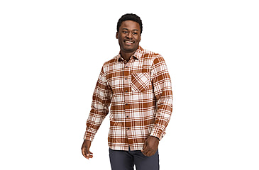 Image of Black Diamond Project Flannel - Mens, Clay/Off White Plaid, Medium, AP7440639718MED1