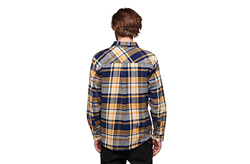 Image of Black Diamond Project Flannel - Mens, Indigo/Gold Plaid, Large, AP7440639534LRG1