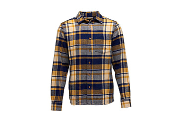 Image of Black Diamond Project Flannel - Mens, Indigo/Gold Plaid, Large, AP7440639534LRG1