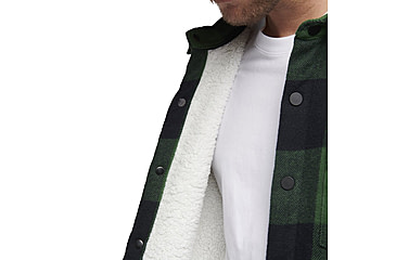 Image of Black Diamond Project Lined Flannel - Mens, Black/Off White Plaid, Medium, AP7440659511MED1