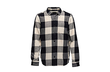 Image of Black Diamond Project Lined Flannel - Mens, Black/Off White Plaid, Medium, AP7440659511MED1