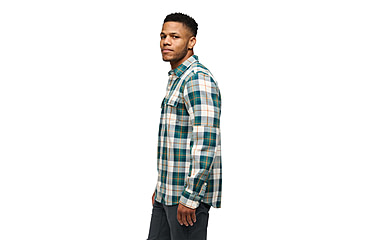 Image of Black Diamond Project Twill Shirt - Mens, Raging Sea/Henna, Large, AP7530919651LRG1