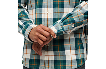 Image of Black Diamond Project Twill Shirt - Mens, Raging Sea/Henna, Large, AP7530919651LRG1