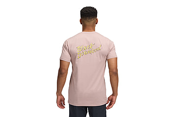 Image of Black Diamond Shredded Short Sleeve Tee - Mens, Pale Mauve, Medium, AP7524925019MED1