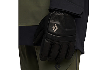 Image of Black Diamond Spark Gloves, Black/Black, Small, BD8011309008SML1