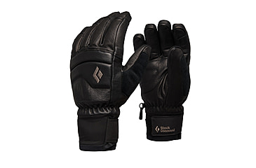 Image of Black Diamond Spark Gloves, Black/Black, Small, BD8011309008SML1