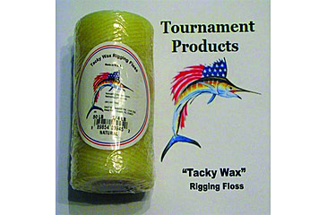Image of Blue Water Candy 1/4lb Spool Of 30# Test Waxed Rigging Floss, Natural, 20000