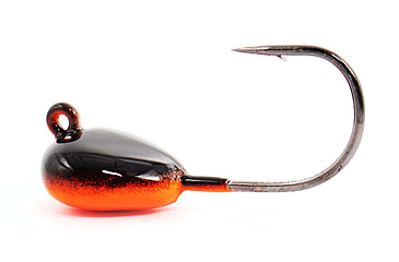 Image of Blue Water Candy Bottom Bumper Jig Head, 3/4oz, 3 Pack, Orange/Black, 27023