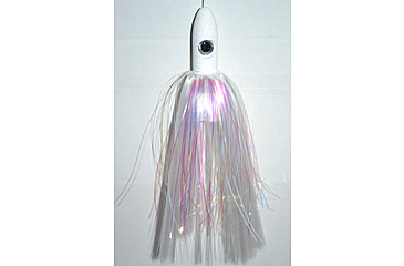 Image of Blue Water Candy Bullet Jag, 9in, 3-1/4oz, Crystal Skirt/White Head, 55016