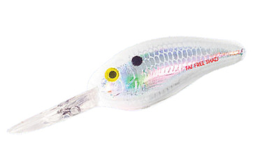 Image of Bomber Fat Free Shad Jr. Crankbait, 2-1/2in, 5/8oz, Dances Pearl White, BD6FDPW