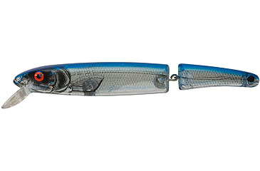 Image of Bomber Jointed Magnum Long A Minnow, 7in, 1-7/8oz, Silver Flash/Blue Back, BSW17JXSIL