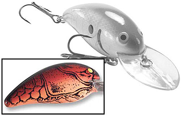 Image of Bomber Model 7A Crankbait, 2 5/8in, 1/2oz, Apple Red Crawdad, B07AXC5