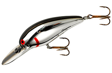 Image of Bomber Model 7A Crankbait, 2 5/8in, 1/2oz, Chrome/Black Back, B07AMB