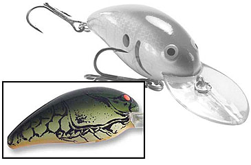 Image of Bomber Model 7A Crankbait, 2 5/8in, 1/2oz, Dark Green Crawdad/OB, B07AXC2