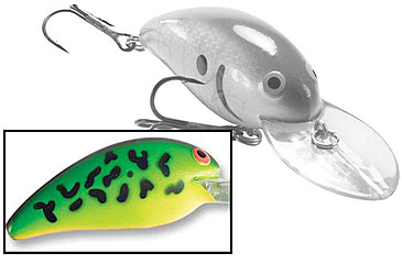 Image of Bomber Model 7A Crankbait, 2 5/8in, 1/2oz, Fire Tiger, B07AFT