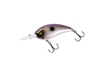 Image of Bomber Fat Free Guppy Crankbait, 2 3/8in, 3/8oz, Purple Pearl Ayu, BMBD5M523