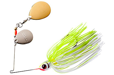 Image of Booyah Blade Single Colorado Spinnerbait, 1/2oz, White/Chartreuse, BYBC12616