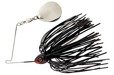 Image of Booyah Blade Single Colorado Spinnerbait, 1/4oz, Black, BYBC14608