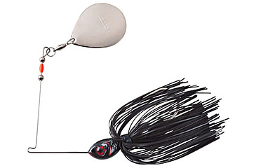 Image of Booyah Blade Single Colorado Spinnerbait, 3/8oz, Black, BYBC38608