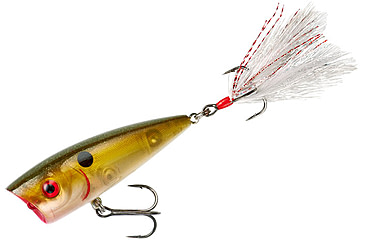 Image of Booyah Boss Pop Topwater Popper, 3in, 3/8 oz, Ghost Shiner, BYBP314