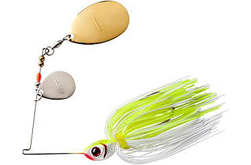Image of Booyah Colorado Indiana Spinnerbait, 3/8oz, White Chartreuse, BYBCI38616
