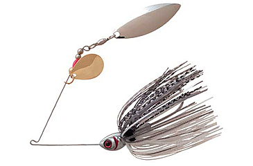 Image of Booyah Counter Strike Tandem Spinnerbait, 3/8oz, Chrome/Booyah Shad, BYCST38662