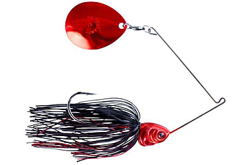 Image of Booyah J.C. Covert Spinnerbait, 3/4oz, Red Black Night Time, BYCVS34RBC732