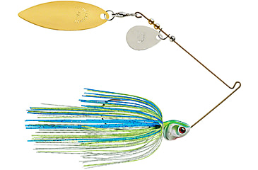 Image of Booyah J.C. Covert Spinnerbait, 3/8oz, N/G Tand Wt/Chart/Blue, BYCVS38NGT730