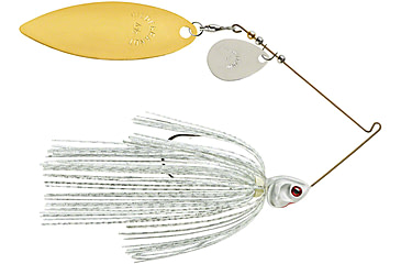 Image of Booyah J.C. Covert Spinnerbait, 3/8oz, N/G Tand Wt Slvsc/Prl Hd, BYCVS38NGT728