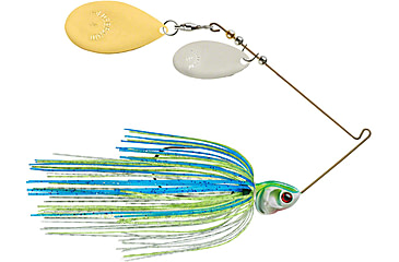 Image of Booyah J.C. Covert Spinnerbait, 3/8oz, N/G Ind Wt/Chart/Blue, BYCVS38NGI730