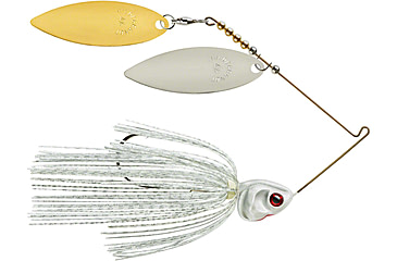 Image of Booyah J.C. Covert Spinnerbait, 3/4oz, N/G Will Wt Slvsc/Prl Hd, BYCVS34NGW728