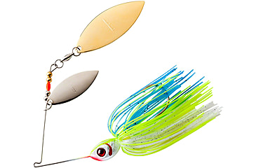 Image of Booyah Double Willow Spinnerbait, 3/8oz, Citrus Shad, BYBW38644