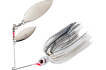 Image of Booyah Double Willow Spinnerbait, 3/8oz, Silver Shad, BYBW38635