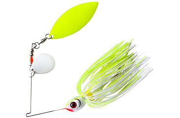 Image of Booyah Glow Blade Spinnerbait, 3/8oz, White Chartreuse, BYGBT38616