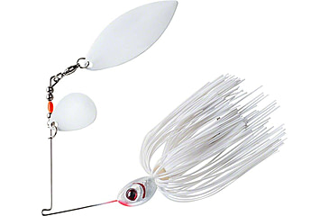 Image of Booyah Glow Blade Spinnerbait, 3/8oz, Snow White, BYGBT38615