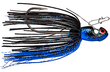 Image of Booyah Melee Jig, 1/2 oz, 3.25 in, Black Blue/Black Blade, BYMLE1274