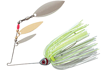 Image of Booyah Mini Shad Spinnerbait,  3/16oz, W C/G/C ChtSilverCht, BYMS36612